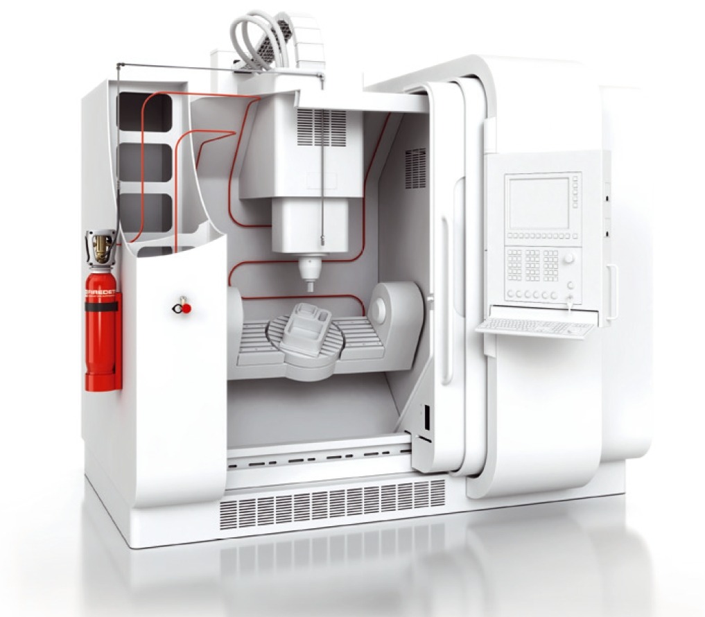 CNC Machine Fire Suppressions System